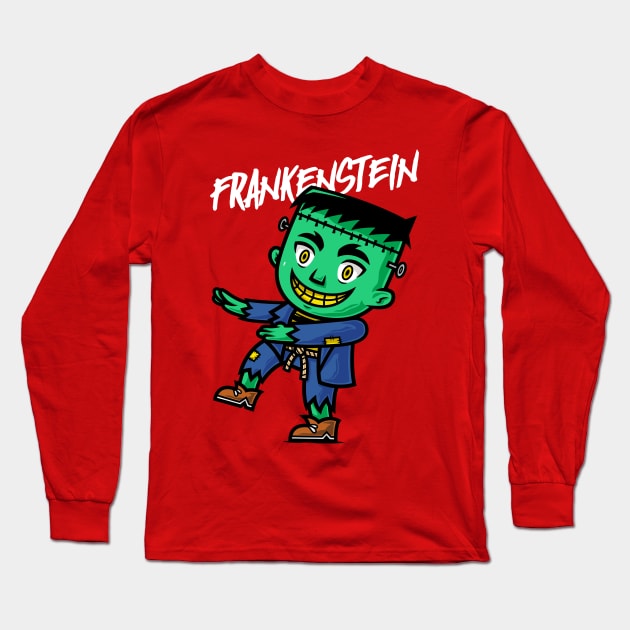 Frankenstein Long Sleeve T-Shirt by krisren28